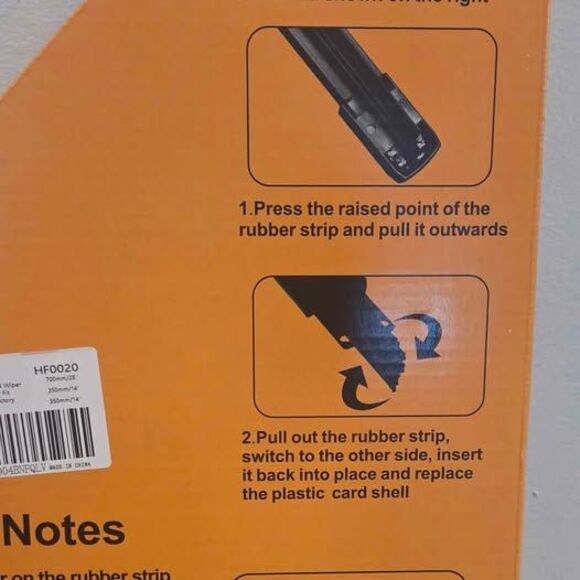 3 Wipers OEM Quality Premium All-Seasons, 28"+14"+14" for front and rear - Picture 4 of 6